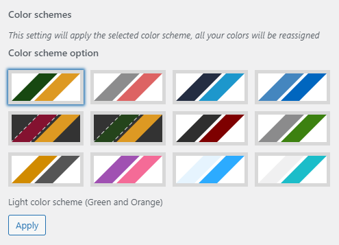 Color schemes